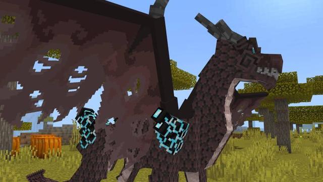 Screenshot of the Minecraft Bedrock Marketplace product DRAGONS Add-On created by Venift.