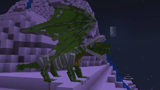Screenshot of the Minecraft Bedrock Marketplace product DRAGONS Add-On created by Venift.