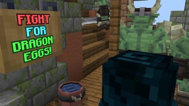Screenshot of the Minecraft Bedrock Marketplace product DRAGONS Add-On created by Venift.