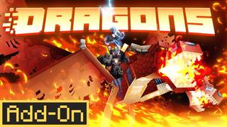 Thumbnail of the Minecraft Bedrock Marketplace product DRAGONS Add-On created by Venift.