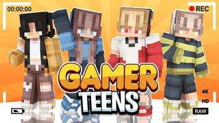 Thumbnail of the Minecraft Bedrock Marketplace product Gamer Teens created by Venift.