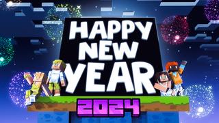 Thumbnail of the Minecraft Bedrock Marketplace product Happy New Year 2024 created by Venift.