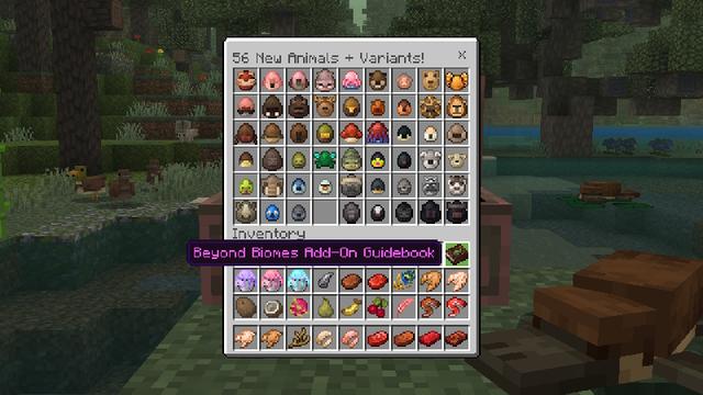 Screenshot of the Minecraft Bedrock Marketplace product Beyond Biomes Add-On created by Verart.