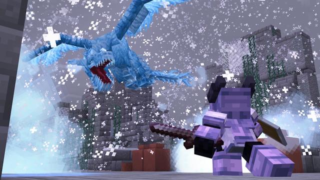 Screenshot of the Minecraft Bedrock Marketplace product Dragons Add-On created by Verart.