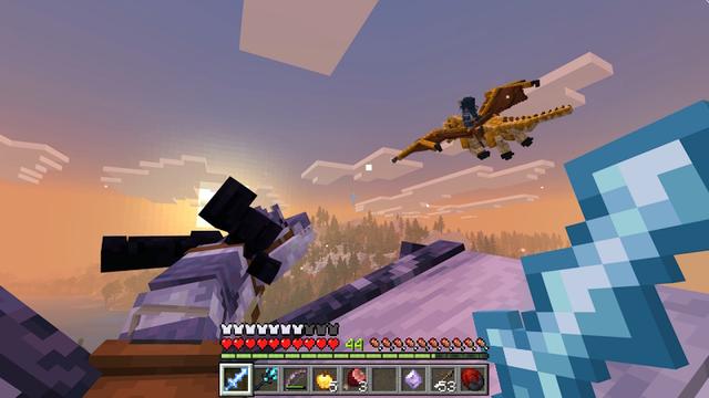 Screenshot of the Minecraft Bedrock Marketplace product Dragons Add-On created by Verart.