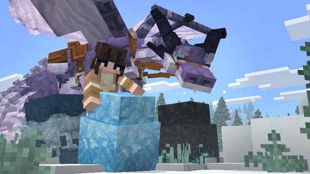 Screenshot of the Minecraft Bedrock Marketplace product Dragons Add-On created by Verart.