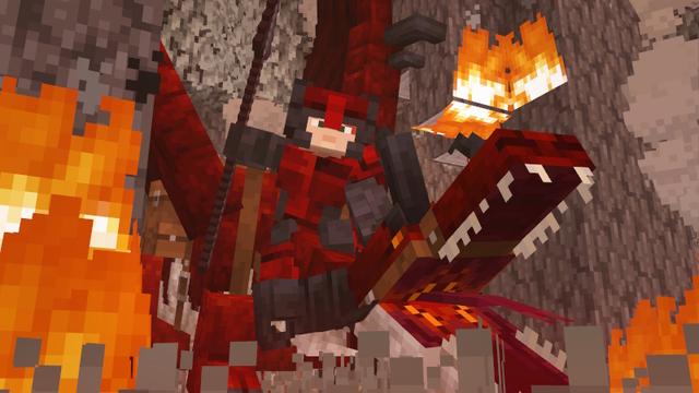 Screenshot of the Minecraft Bedrock Marketplace product Dragons Add-On created by Verart.