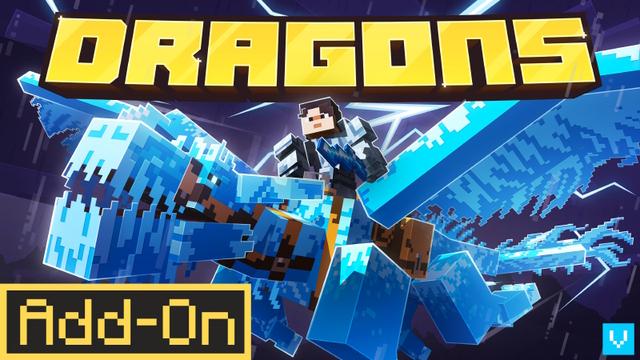 Thumbnail of the Minecraft Bedrock Marketplace product Add-On Dragones created by Verart.