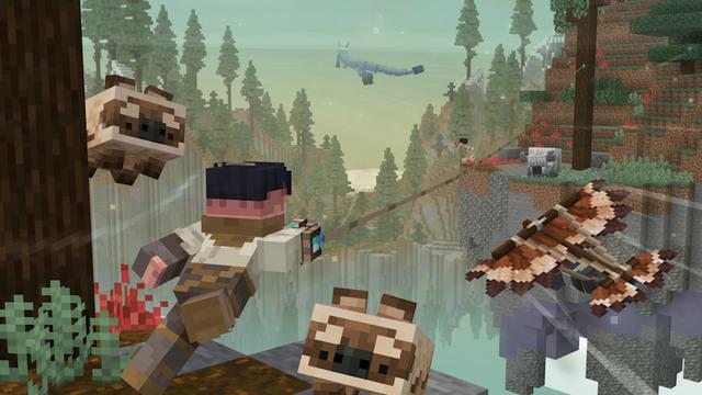 Screenshot of the Minecraft Bedrock Marketplace product Sky Islands Add-On created by Verart.