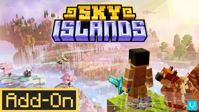 Thumbnail of the Minecraft Bedrock Marketplace product Add-On « Sky Islands » created by Verart.