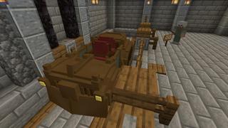 Screenshot of the Minecraft Bedrock Marketplace product Mysterious Island created by Vernian LEMO.