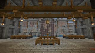 Screenshot of the Minecraft Bedrock Marketplace product Mysterious Island created by Vernian LEMO.