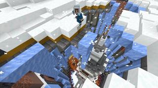 Screenshot of the Minecraft Bedrock Marketplace product Arctic Bunker created by Vertexcubed.