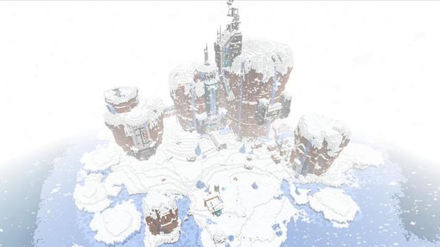 Screenshot of the Minecraft Bedrock Marketplace product Arctic Bunker created by Vertexcubed.