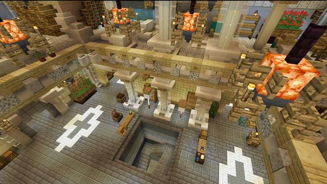 Screenshot of the Minecraft Bedrock Marketplace product Bunker: Noob vs Pro vs Hacker created by Vertexcubed.