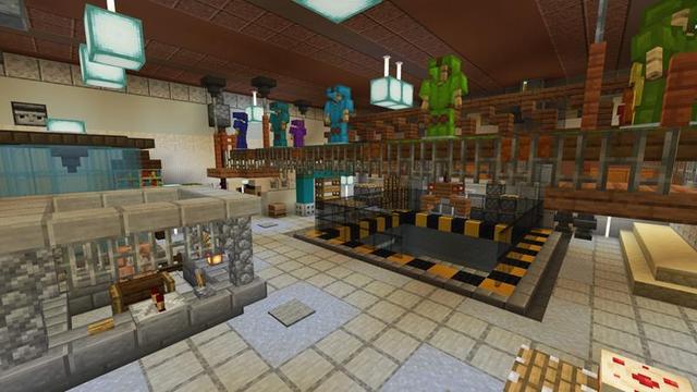 Screenshot of the Minecraft Bedrock Marketplace product Bunker: Noob vs Pro vs Hacker created by Vertexcubed.