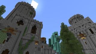 Screenshot of the Minecraft Bedrock Marketplace product Castle Skyblock created by Vertexcubed.