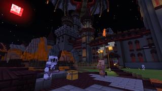 Screenshot of the Minecraft Bedrock Marketplace product Demonic Castle created by Vertexcubed.