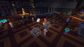 Screenshot of the Minecraft Bedrock Marketplace product Demonic Castle created by Vertexcubed.