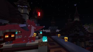 Screenshot of the Minecraft Bedrock Marketplace product Demonic Castle created by Vertexcubed.