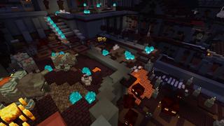 Screenshot of the Minecraft Bedrock Marketplace product Demonic Castle created by Vertexcubed.