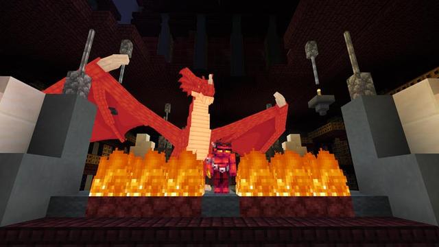 Screenshot of the Minecraft Bedrock Marketplace product Demonic Castle created by Vertexcubed.