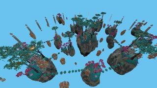 Screenshot of the Minecraft Bedrock Marketplace product Dream Skyblock created by Vertexcubed.
