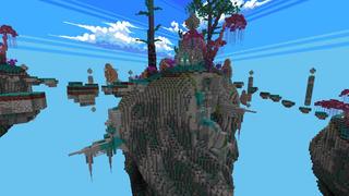 Screenshot of the Minecraft Bedrock Marketplace product Dream Skyblock created by Vertexcubed.