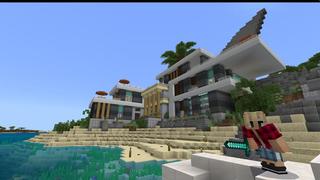 Screenshot of the Minecraft Bedrock Marketplace product Island Bunker created by Vertexcubed.