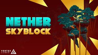 Thumbnail of the Minecraft Bedrock Marketplace product Nether Skyblock created by Vertexcubed.