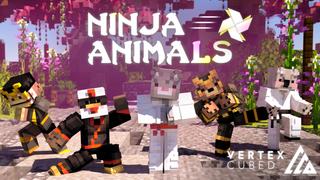 Thumbnail of the Minecraft Bedrock Marketplace product Ninja Animals created by Vertexcubed.