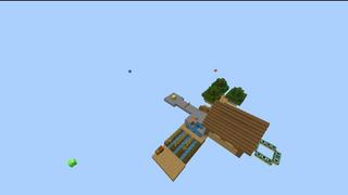 Screenshot of the Minecraft Bedrock Marketplace product One Block: Lucky Skyblock created by Vertexcubed.