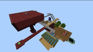 Screenshot of the Minecraft Bedrock Marketplace product One Block: Lucky Skyblock created by Vertexcubed.