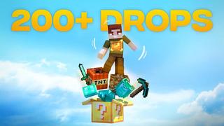 Thumbnail of the Minecraft Bedrock Marketplace product Un bloc : Lucky Skyblock created by Vertexcubed.