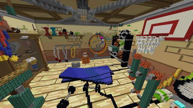 Screenshot of the Minecraft Bedrock Marketplace product Parkour School created by Vertexcubed.