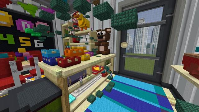 Screenshot of the Minecraft Bedrock Marketplace product Parkour School created by Vertexcubed.