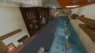 Screenshot of the Minecraft Bedrock Marketplace product Pig Mansion created by Vertexcubed.