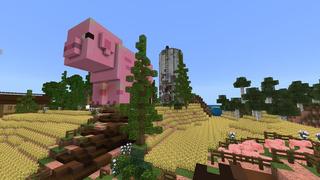 Screenshot of the Minecraft Bedrock Marketplace product Pig Mansion created by Vertexcubed.
