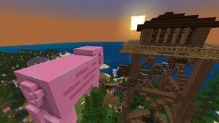 Screenshot of the Minecraft Bedrock Marketplace product Pig Mansion created by Vertexcubed.
