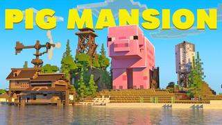Thumbnail of the Minecraft Bedrock Marketplace product Pig Mansion created by Vertexcubed.
