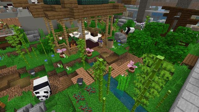 Screenshot of the Minecraft Bedrock Marketplace product Redstone Mansion created by Vertexcubed.