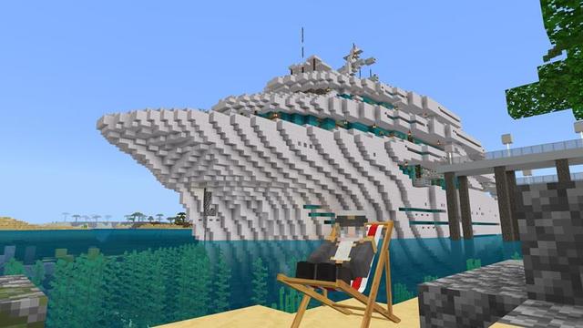 Screenshot of the Minecraft Bedrock Marketplace product Redstone Mansion created by Vertexcubed.