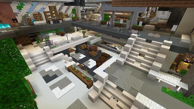Screenshot of the Minecraft Bedrock Marketplace product Redstone Mansion created by Vertexcubed.