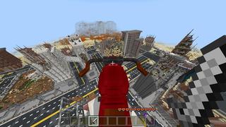 Screenshot of the Minecraft Bedrock Marketplace product Scorched City created by Vertexcubed.