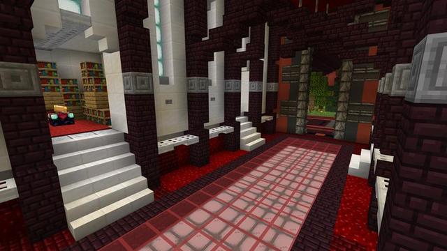 Screenshot of the Minecraft Bedrock Marketplace product Ultimate Spaceship Base created by Vertexcubed.