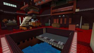Screenshot of the Minecraft Bedrock Marketplace product Ultimate Spaceship Base created by Vertexcubed.