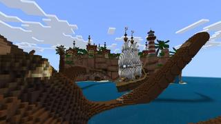 Screenshot of the Minecraft Bedrock Marketplace product Kraken Island created by Virtual Pinata.