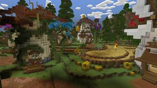 Screenshot of the Minecraft Bedrock Marketplace product Mushroom Kingdom created by Virtual Pinata.