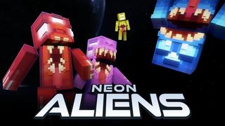 Thumbnail of the Minecraft Bedrock Marketplace product Neon Aliens created by Virtual Pinata.