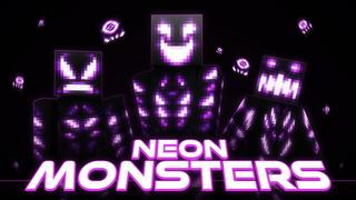 Thumbnail of the Minecraft Bedrock Marketplace product Neon Monsters created by Virtual Pinata.